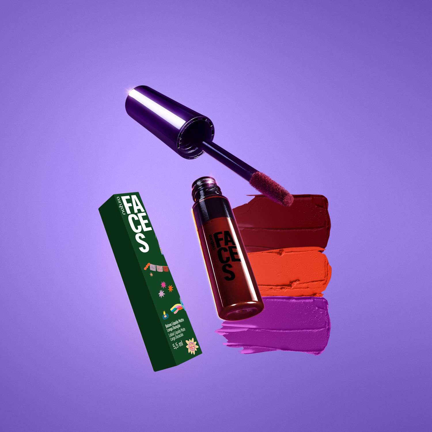 Labial Líquido Matte de Larga Duración Faces