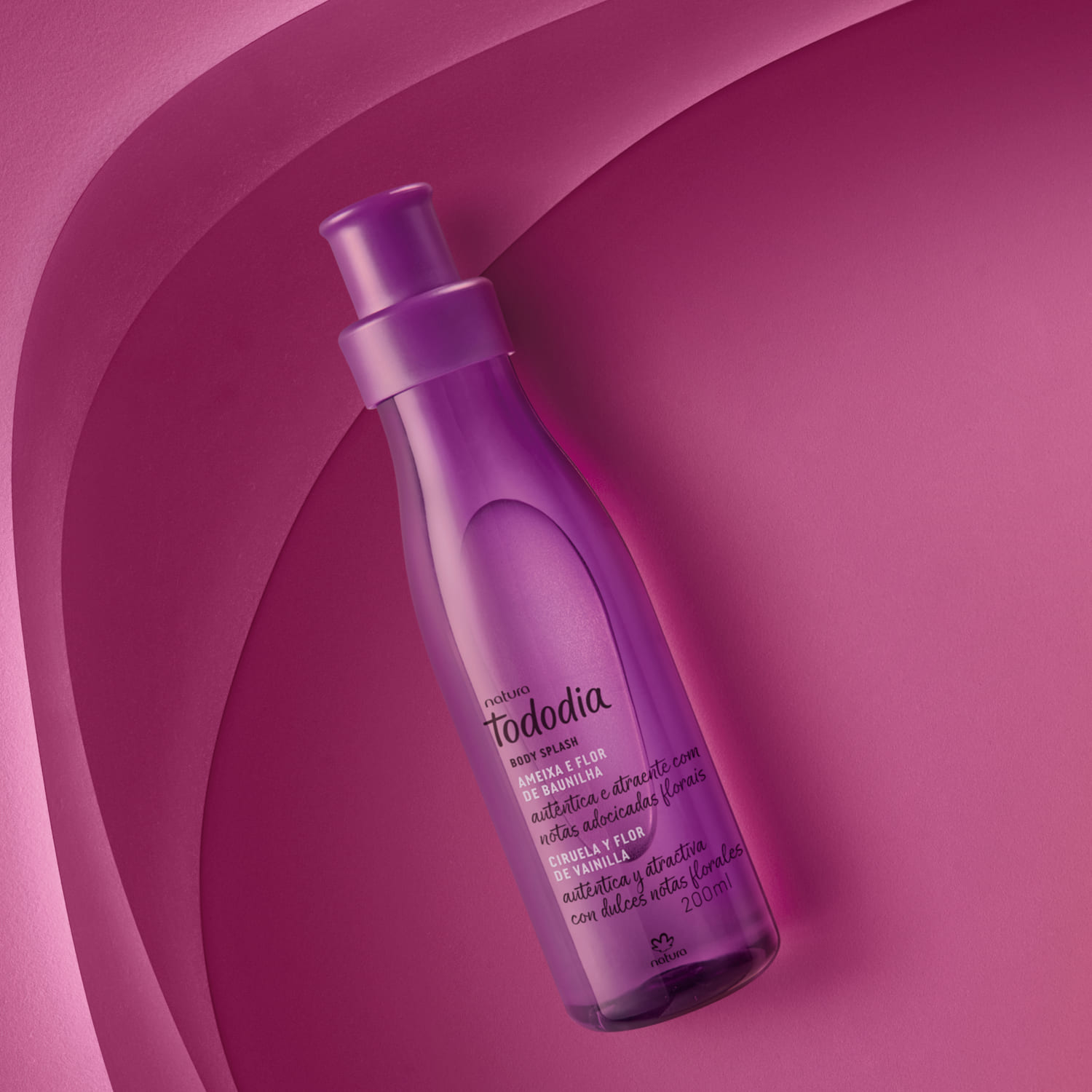 Body splash Ciruela y Flor de Vainilla 200 ml Tododia | Natura