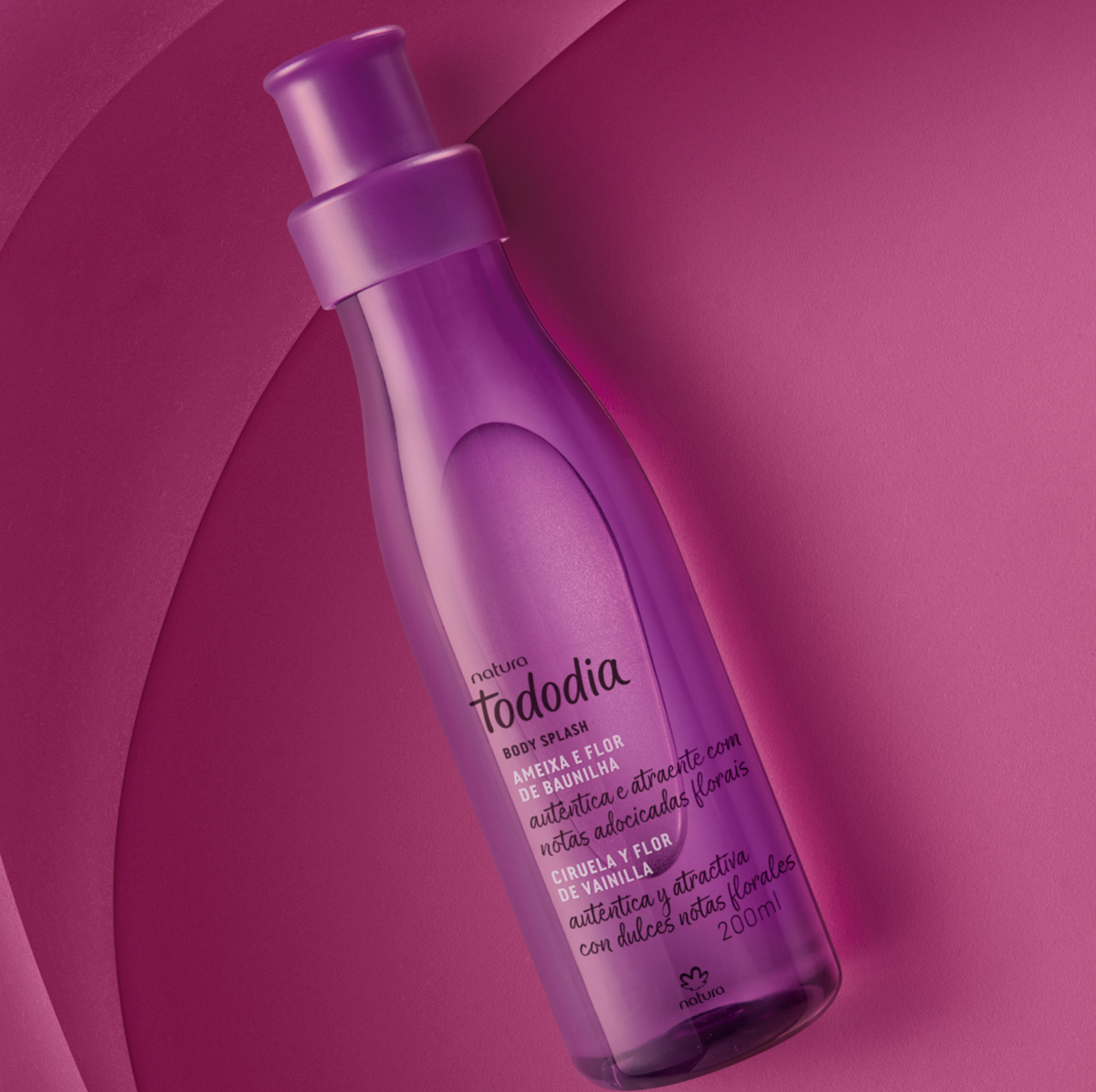 Body splash Ciruela y Flor de Vainilla 200 ml Tododia | Natura