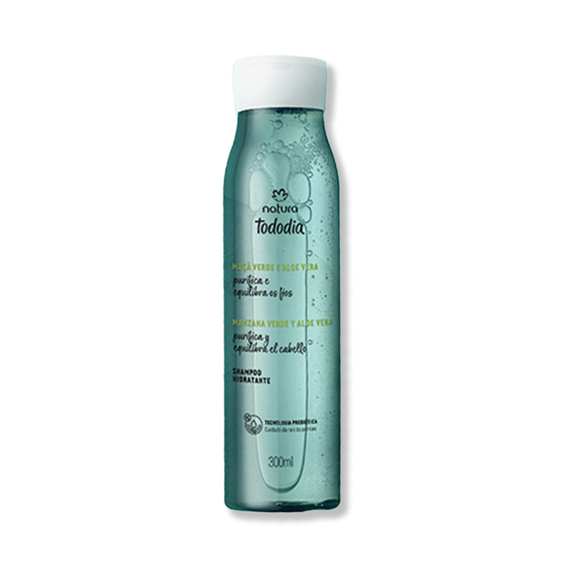 Shampoo hidratante hidratación manzana verde y aloe vera