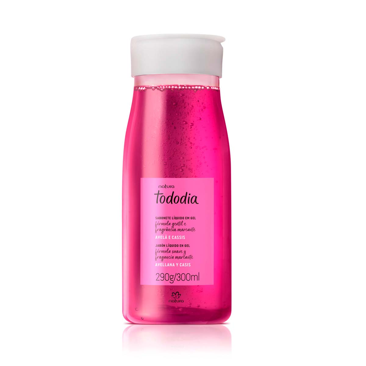 Jabón líquido en gel avellana y casis