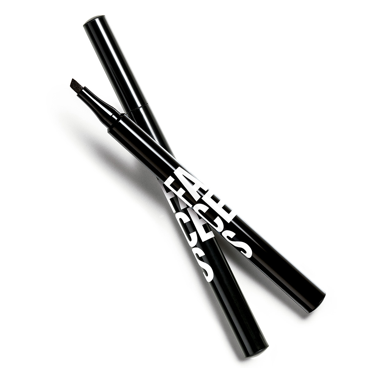 Delineador en fibra para ojos negro negro