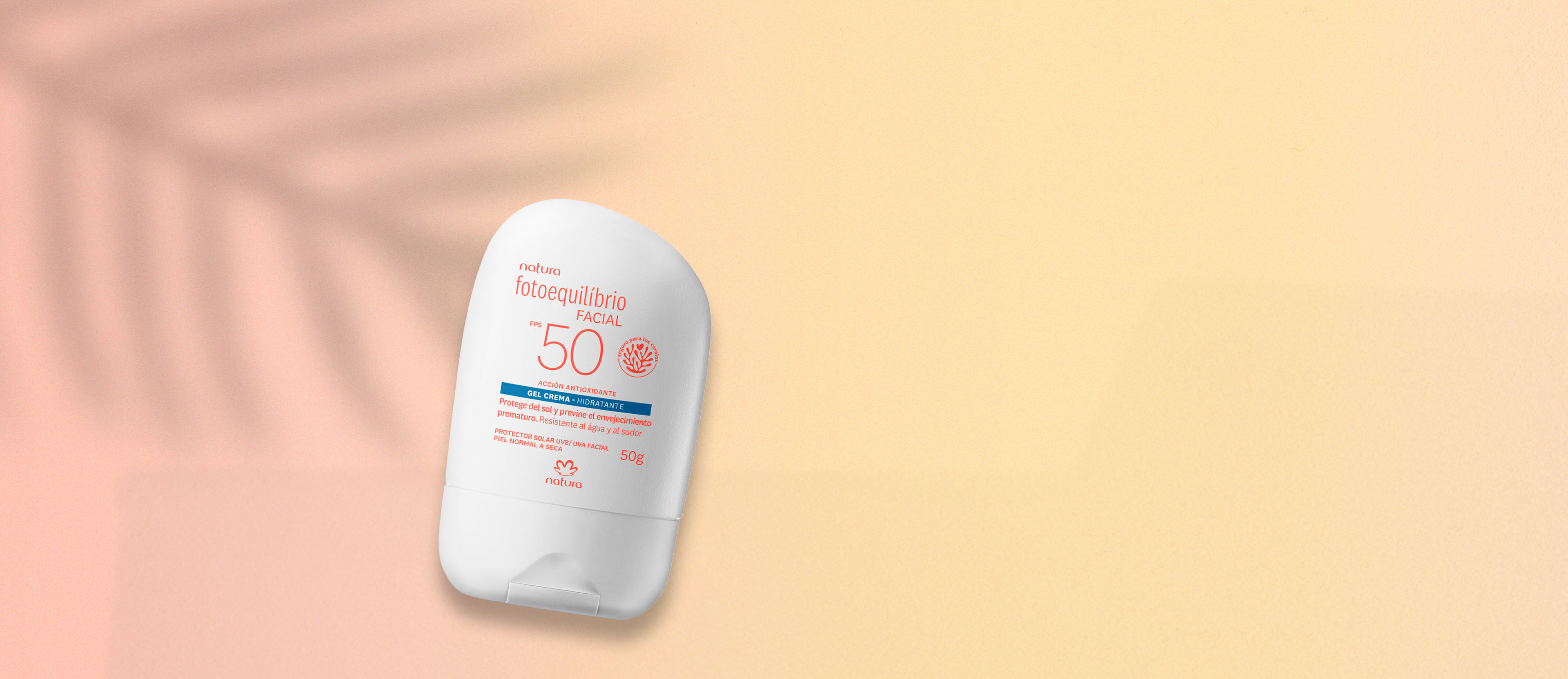 Loción protectora facial FPS50