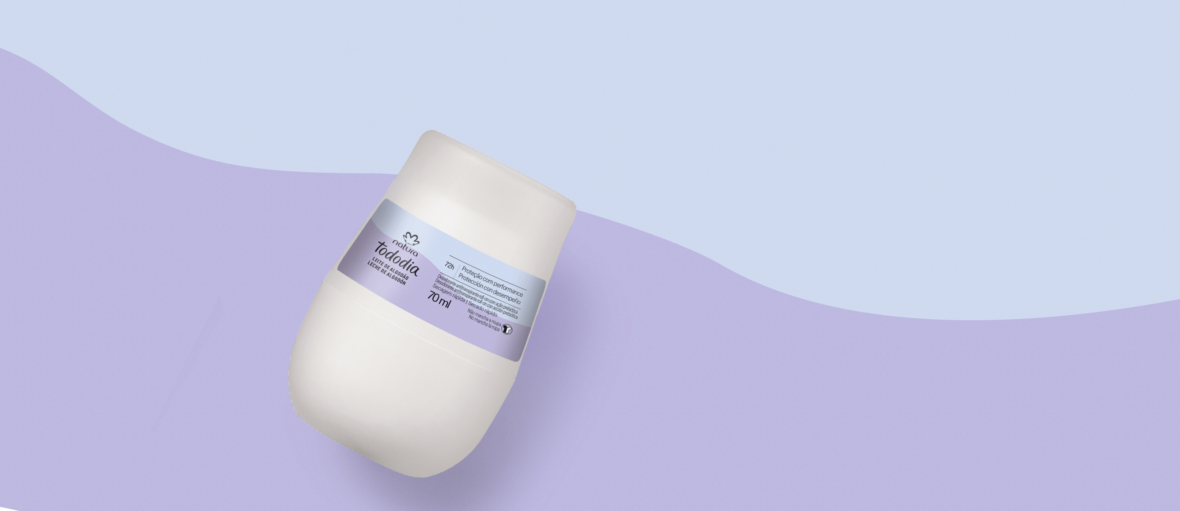 Desodorante Antitranspirante Roll-on Tododia Algodón