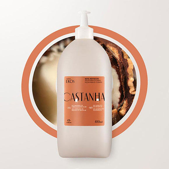 Repuesto pulpa hidratante corporal castaña