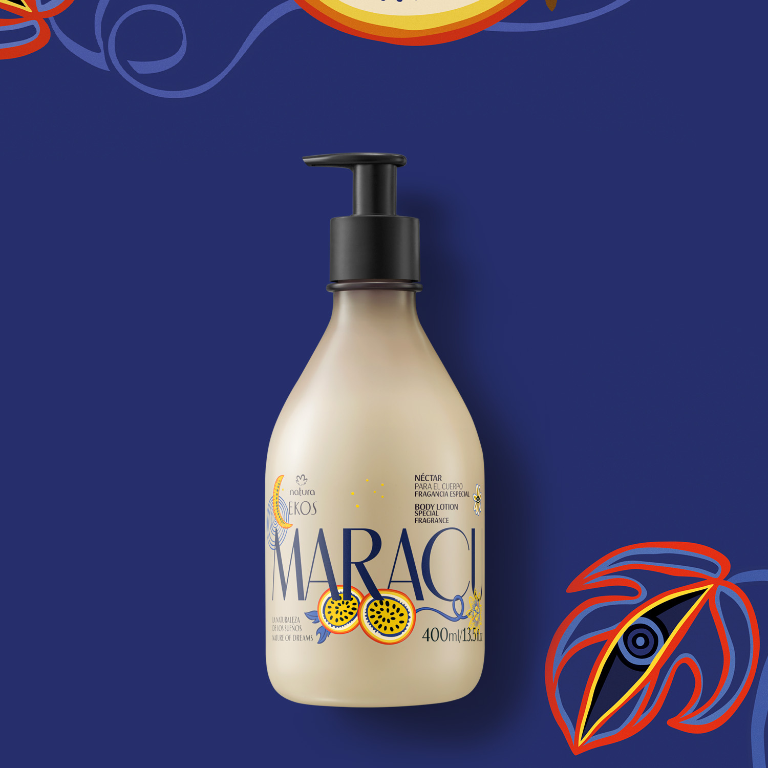 Crema Hidratante Corporal Ekos Maracuyá Naturaleza de los Sueños