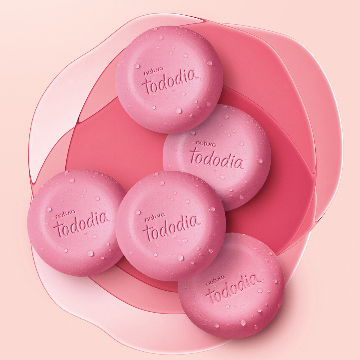 Jabones en barra frambuesa y pimienta rosa