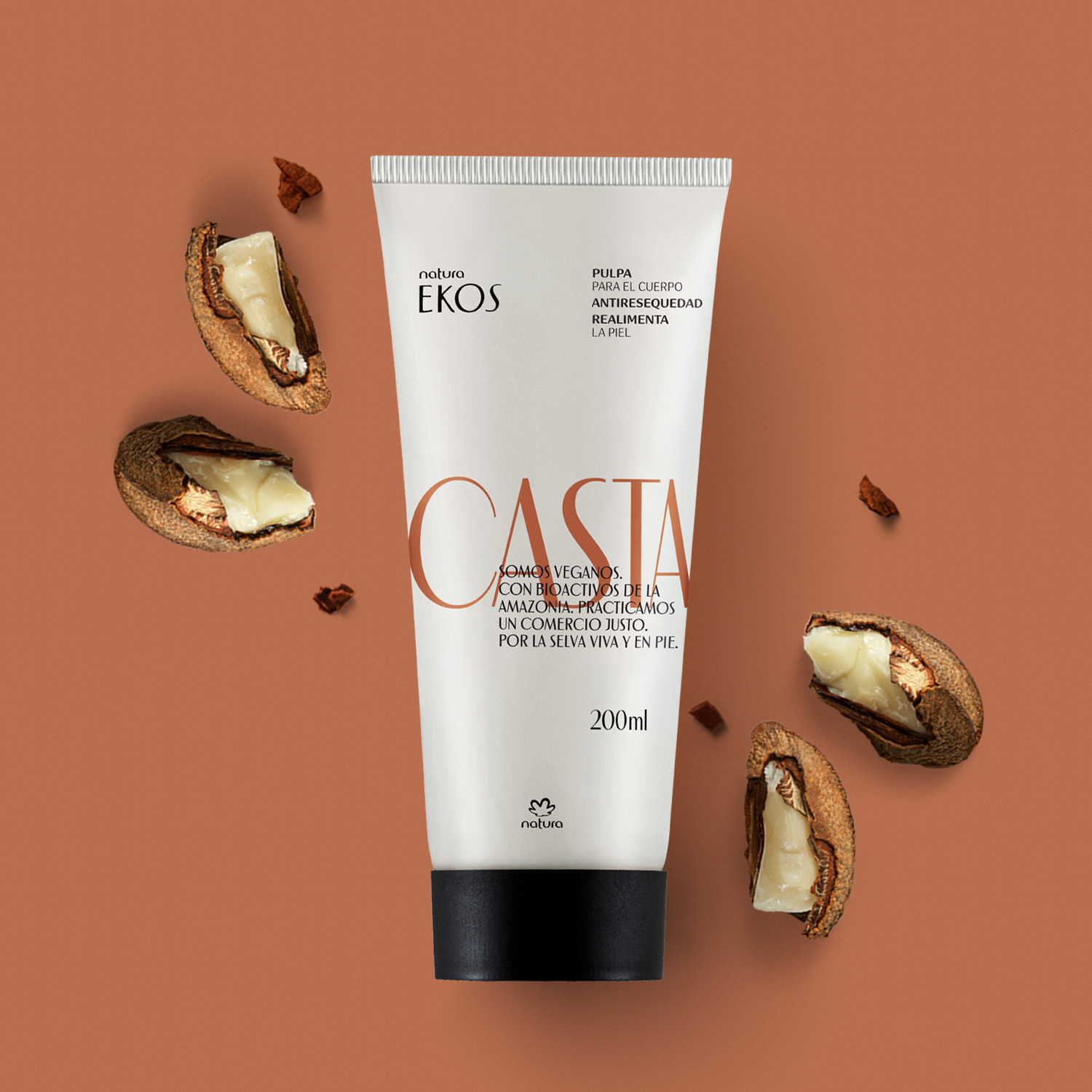 Pulpa Hidratante para el Cuerpo Ekos Castaña