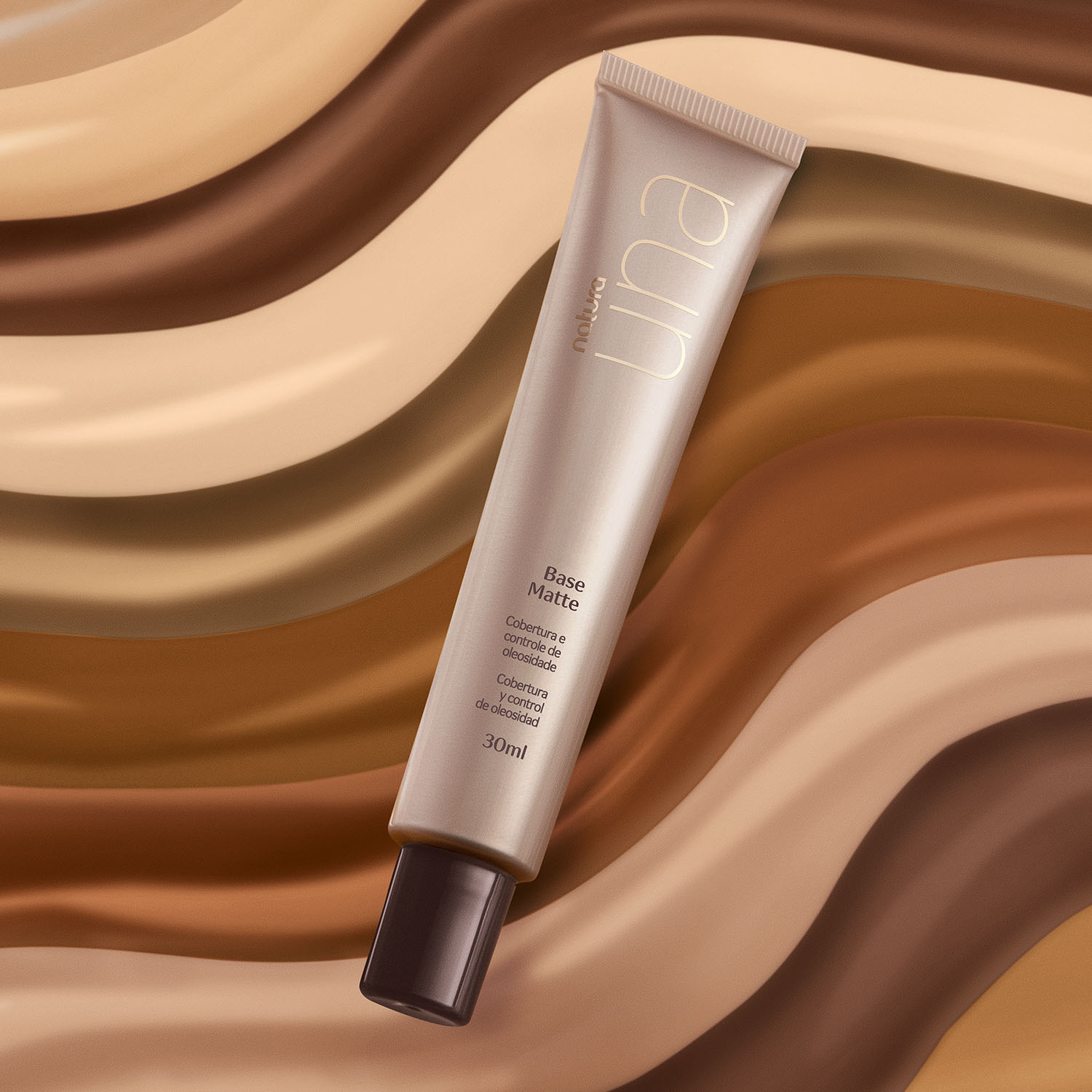 Una base matte oscuro 40c