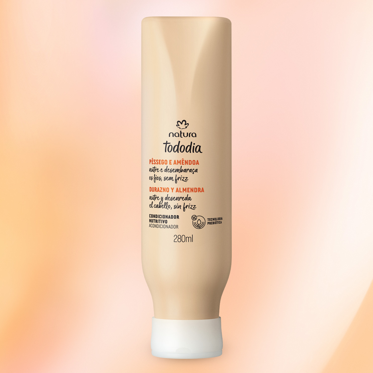 Acondicionador Nutrición Durazno y almendras Tododia 280ml