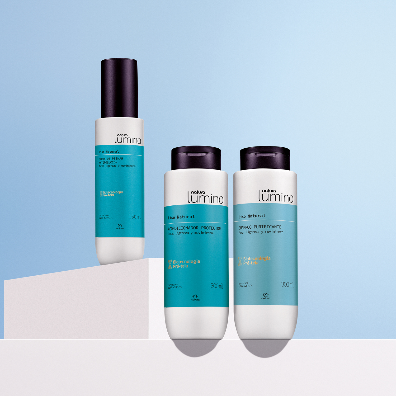 Kit Lumina Liso Natural (3 productos)