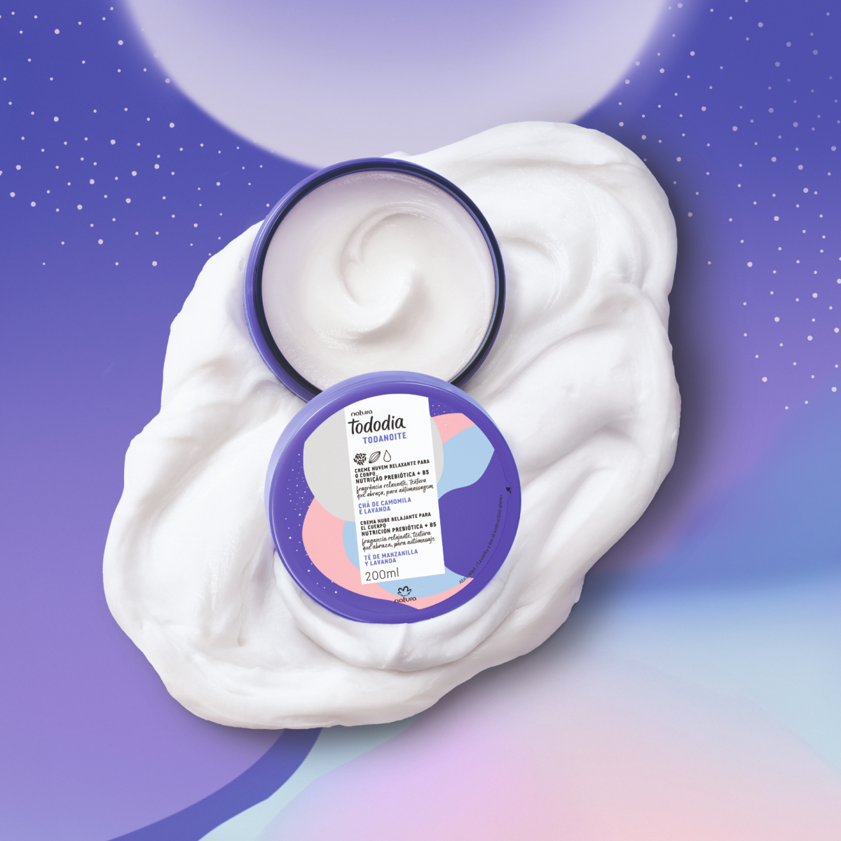 Crema nube para cuerpo té de manzanilla y lavanda​