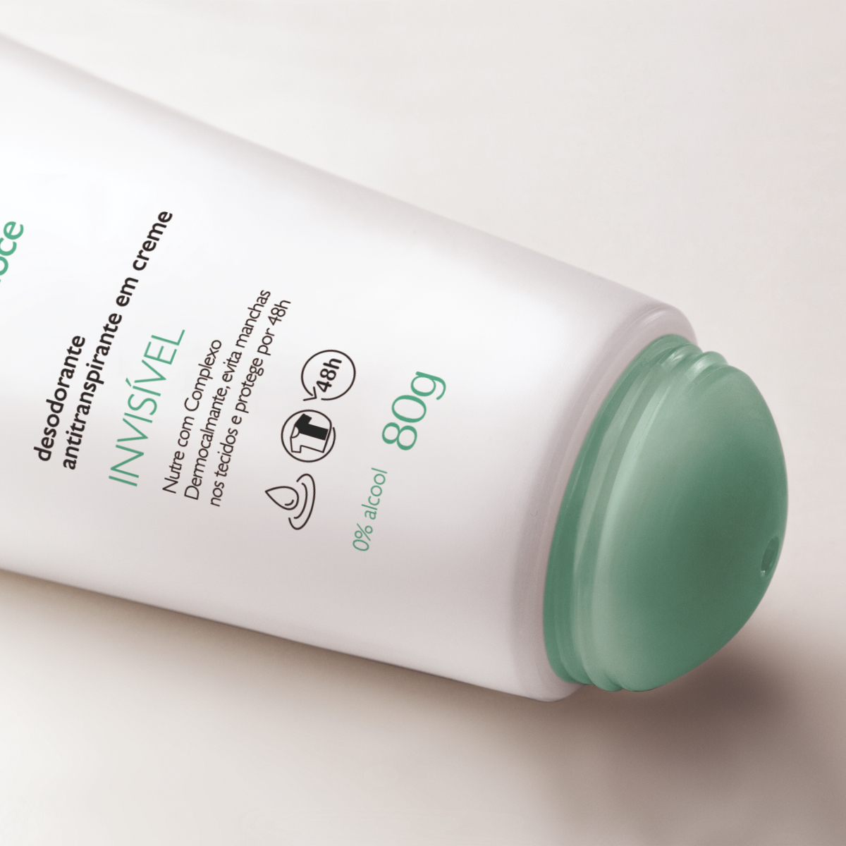 Desodorante invisible antitranspirante en crema 80 g Erva Doce