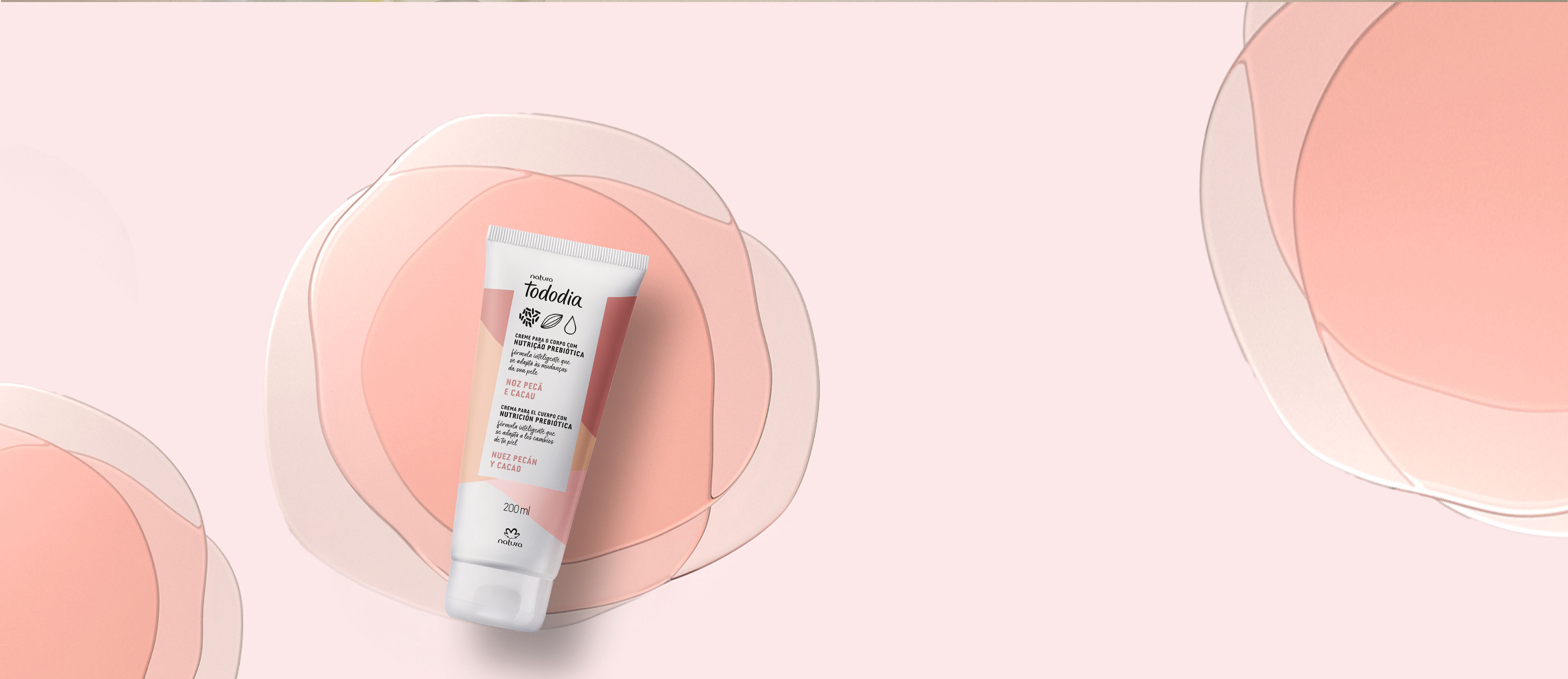 Crema nutritiva para cuerpo nuez pecán y cacao