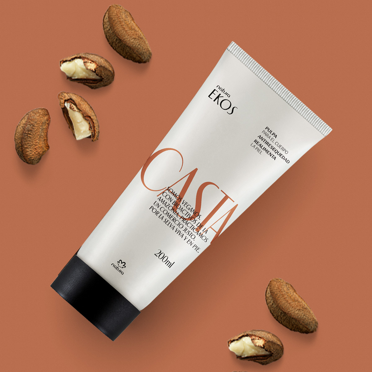 Pulpa Hidratante para el Cuerpo Ekos Castaña