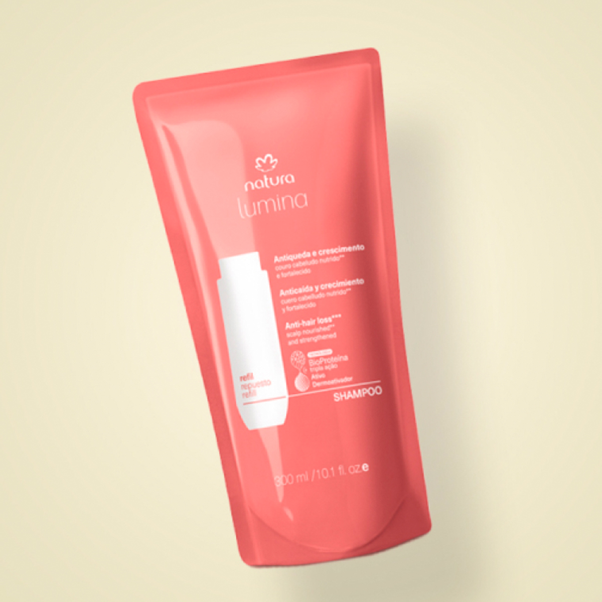 Repuesto Shampoo Anticaída y Crecimiento Lumina 300ml