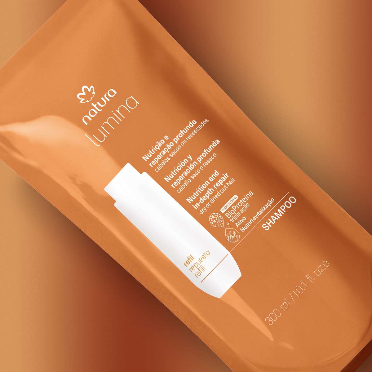 Repuesto Shampoo Nutrición y Reparación Profunda Lumina