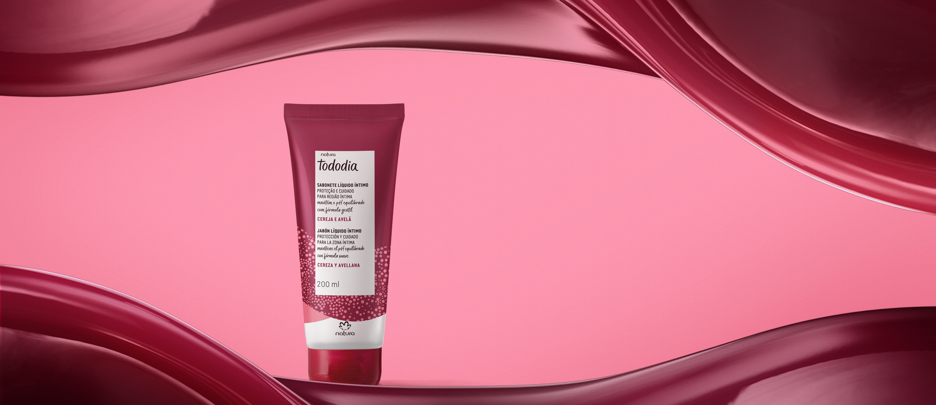 Jabón Líquido Íntimo Tododia Cereza y Avellana