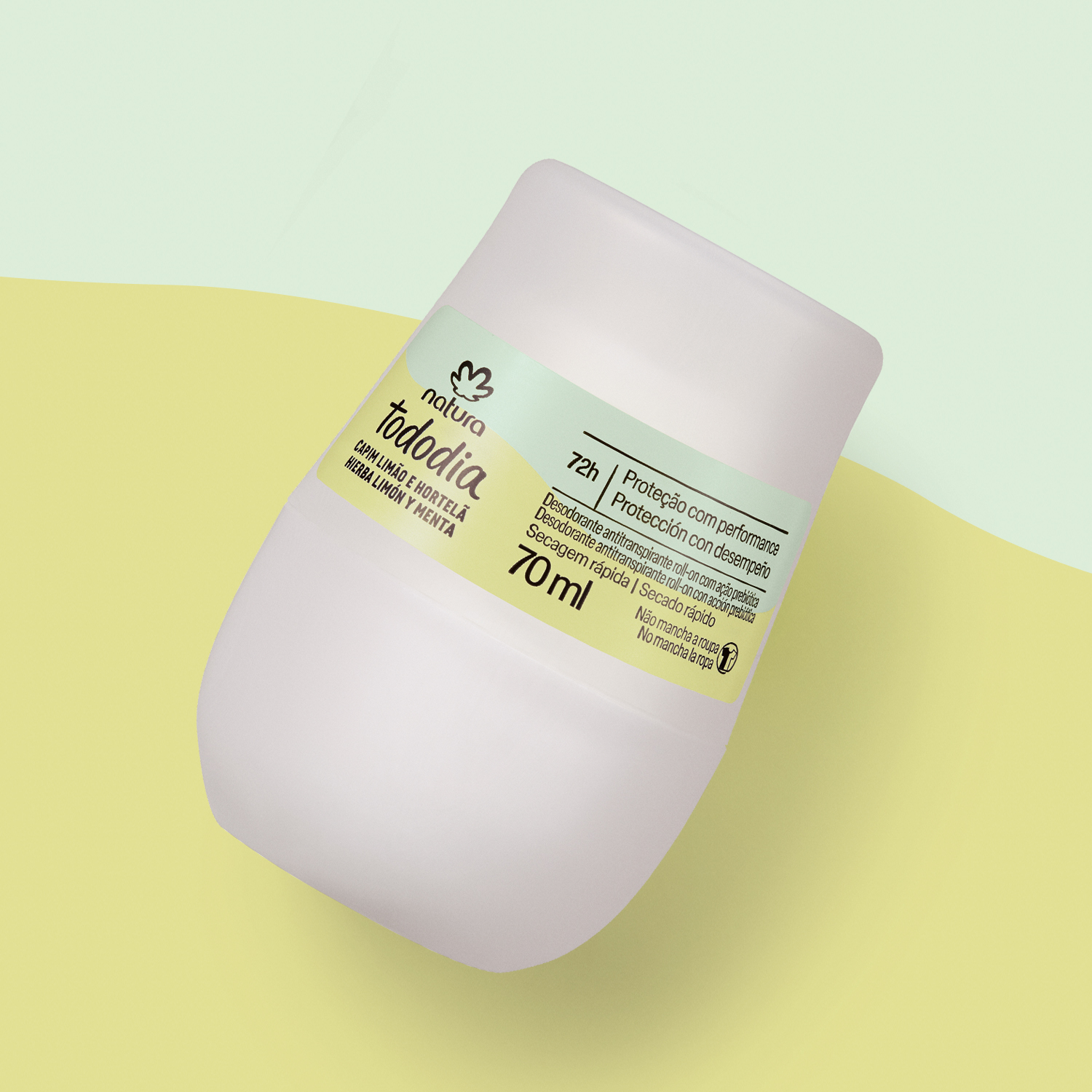 Desodorante Antitranspirante Roll-on Tododia Hierba Limón y Menta