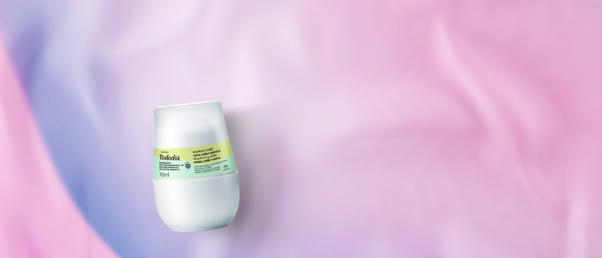 Desodorante roll on hierba limón y menta 70 ml Tododia | Natura