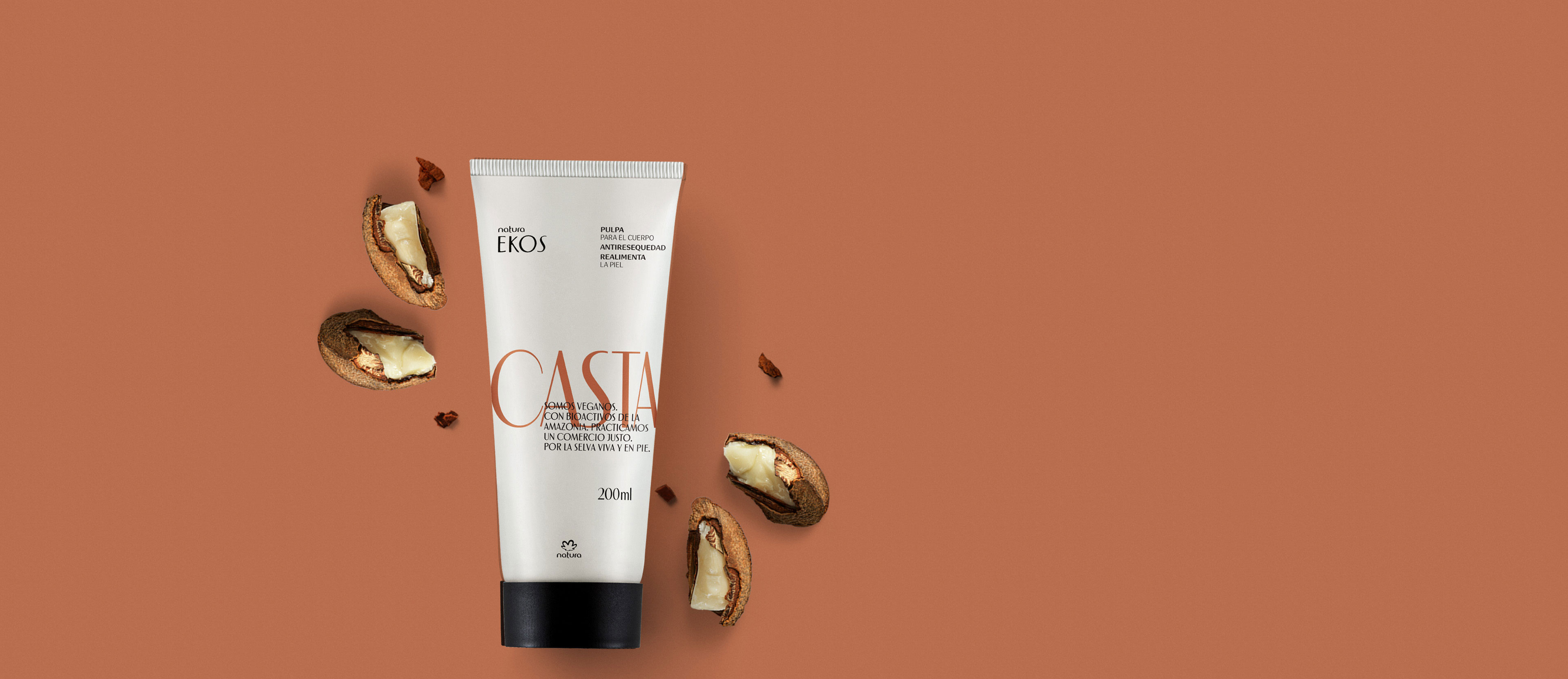 Pulpa Hidratante para el Cuerpo Ekos Castaña