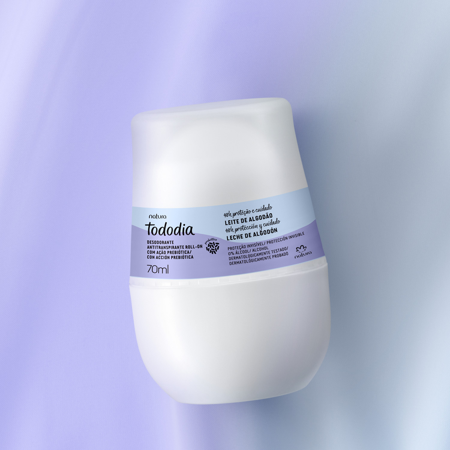 Desodorante roll on leche de algodón 70 ml Tododia | Natura
