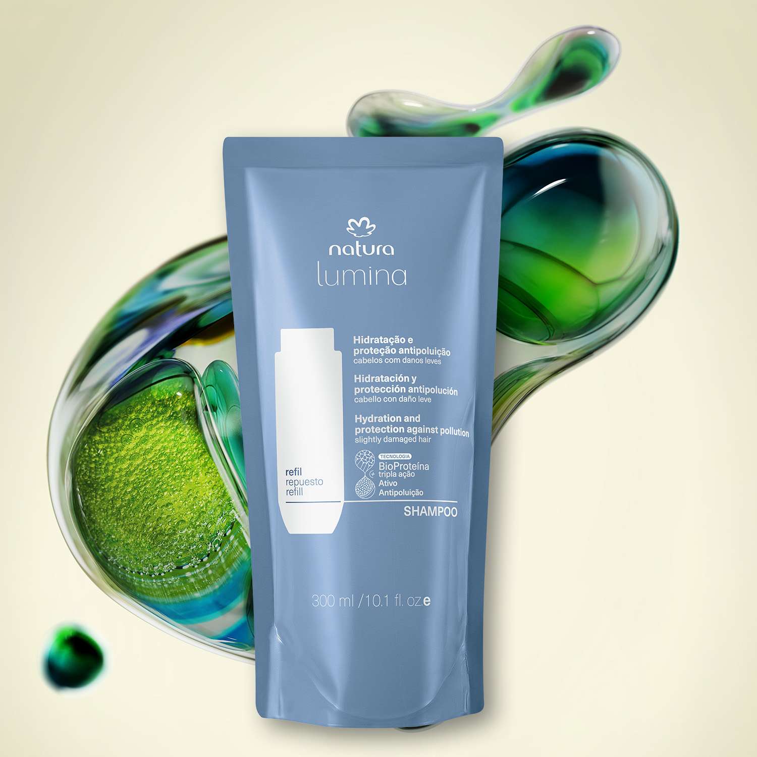 Repuesto Shampoo purificante hidratación y protección antipolución