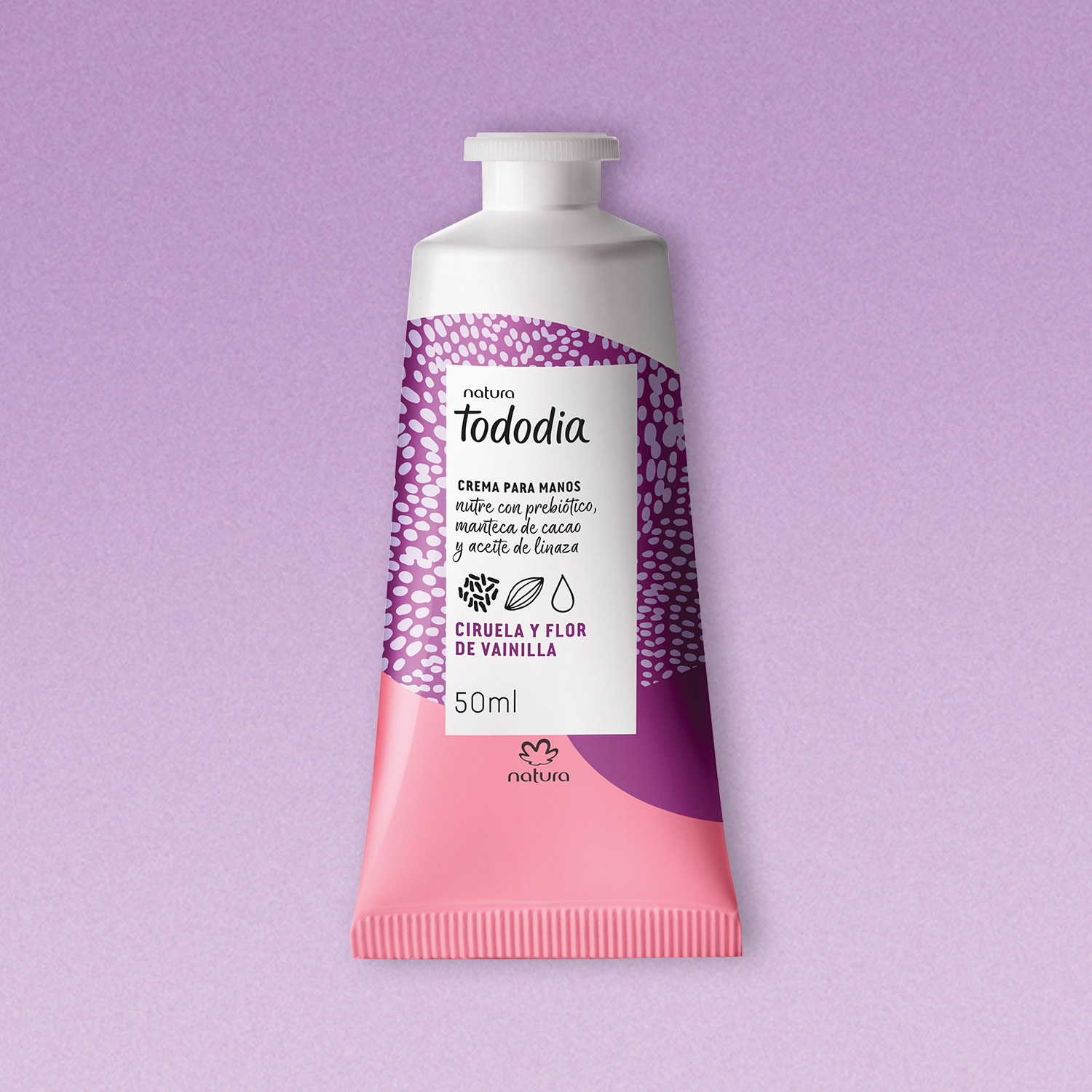 Crema Nutritiva para Manos Ciruela y Flor de Vainilla