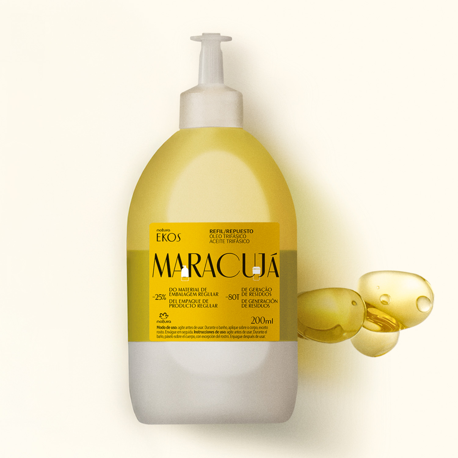 Repuesto Aceite trifásico corporal maracuyá