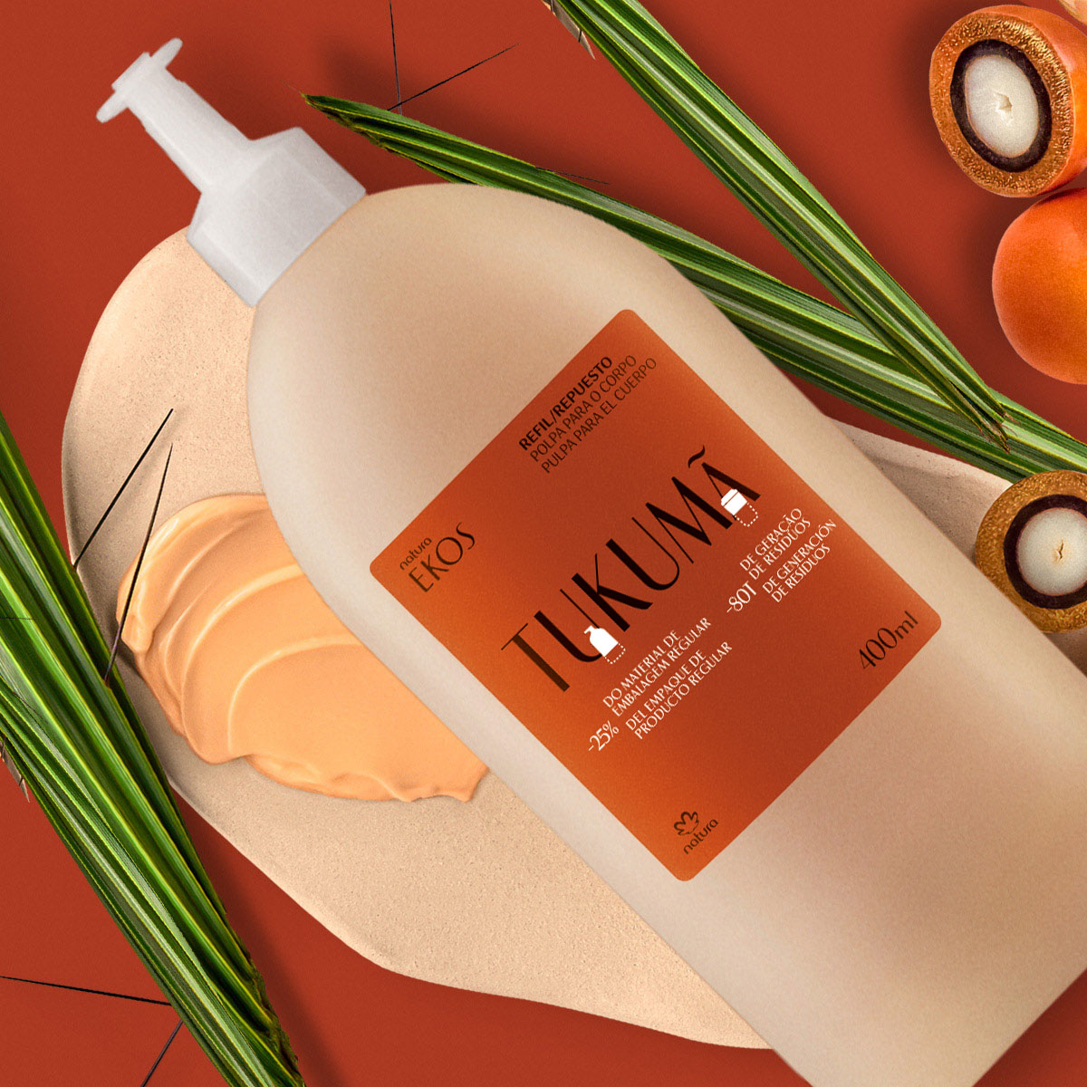 Repuesto Crema Hidratante para el Cuerpo Ekos Tukumá