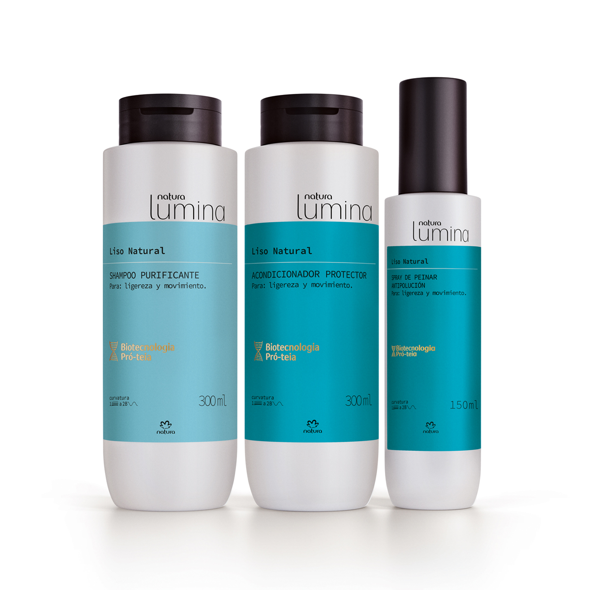 Kit Lumina Liso Natural (3 productos)