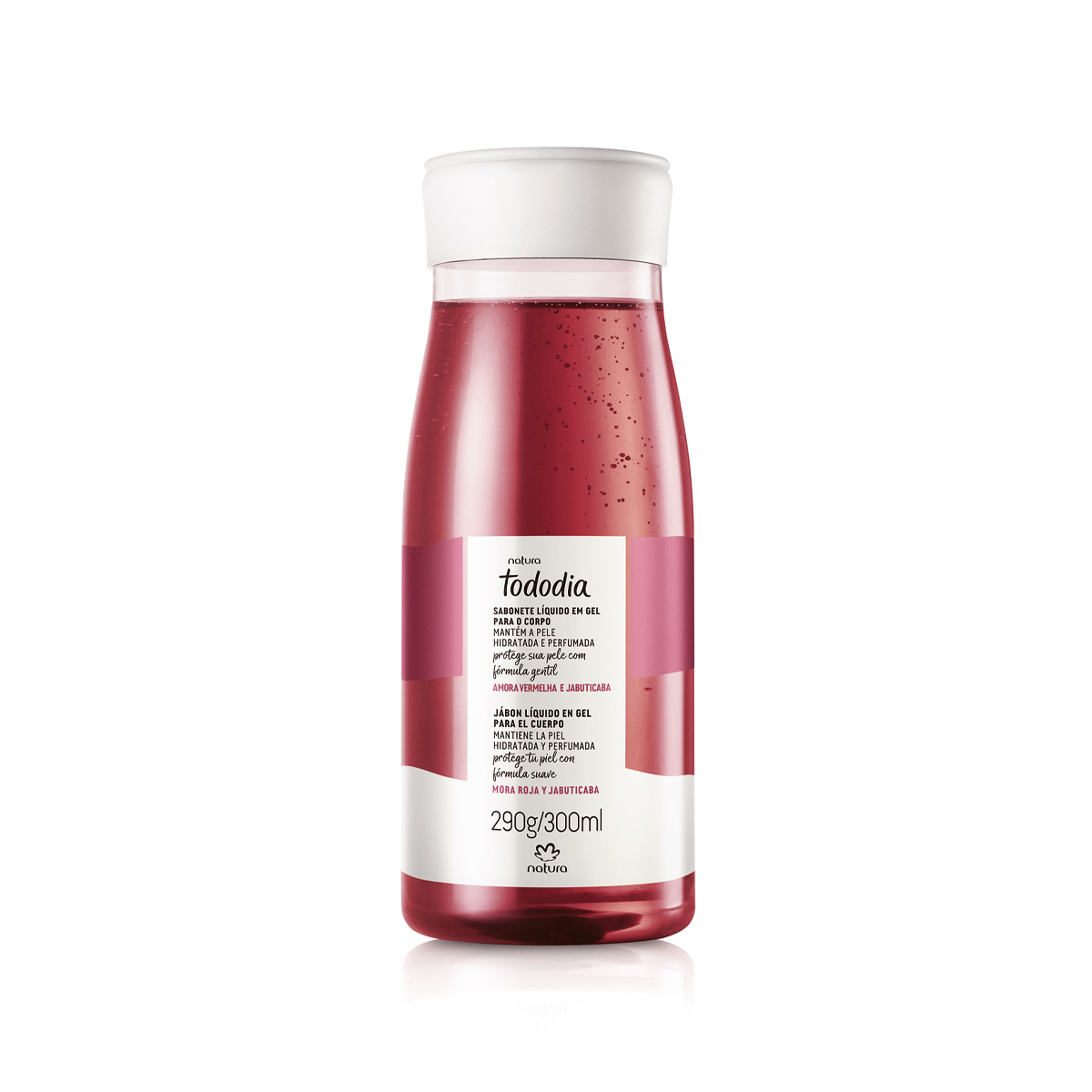 Jabón Líquido en Gel Tododia Mora Roja y Jabuticaba