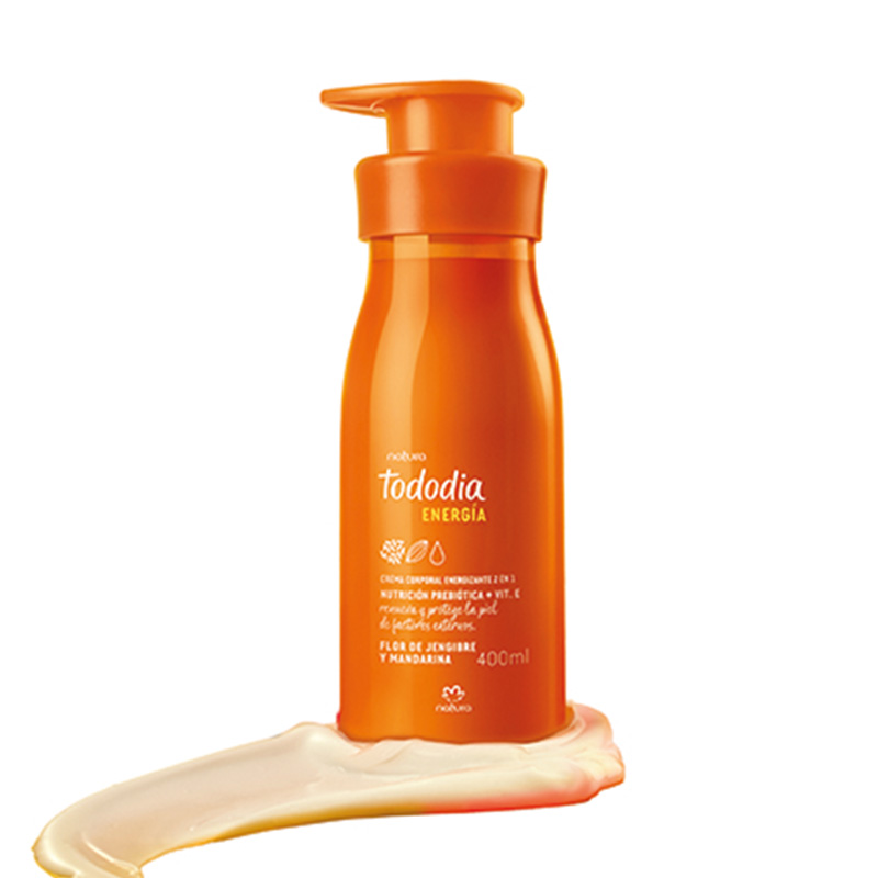 Crema corporal energizante* 2 en 1 flor de jengibre y mandarina