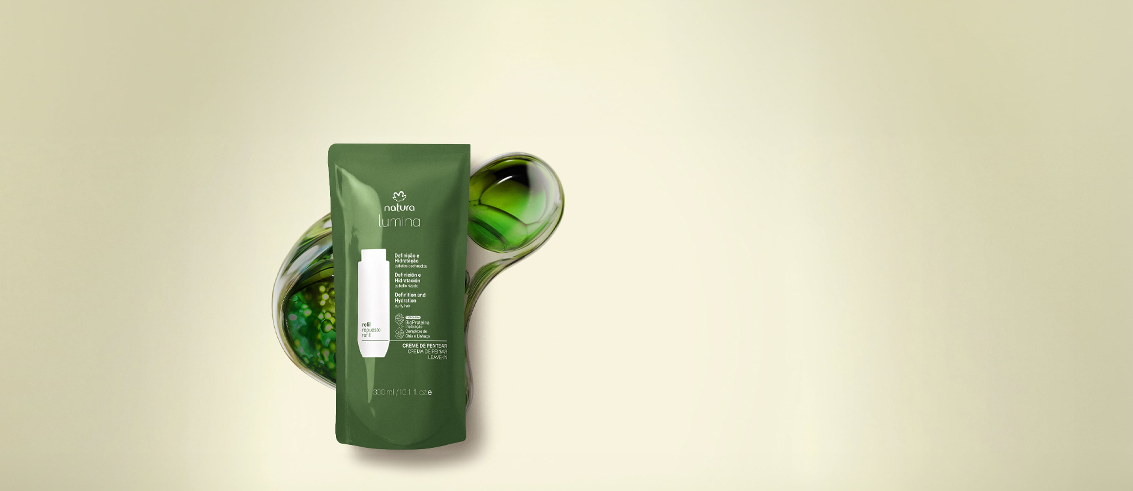 Repuesto Crema para peinar Modeladora Cabello Rizado Lumina