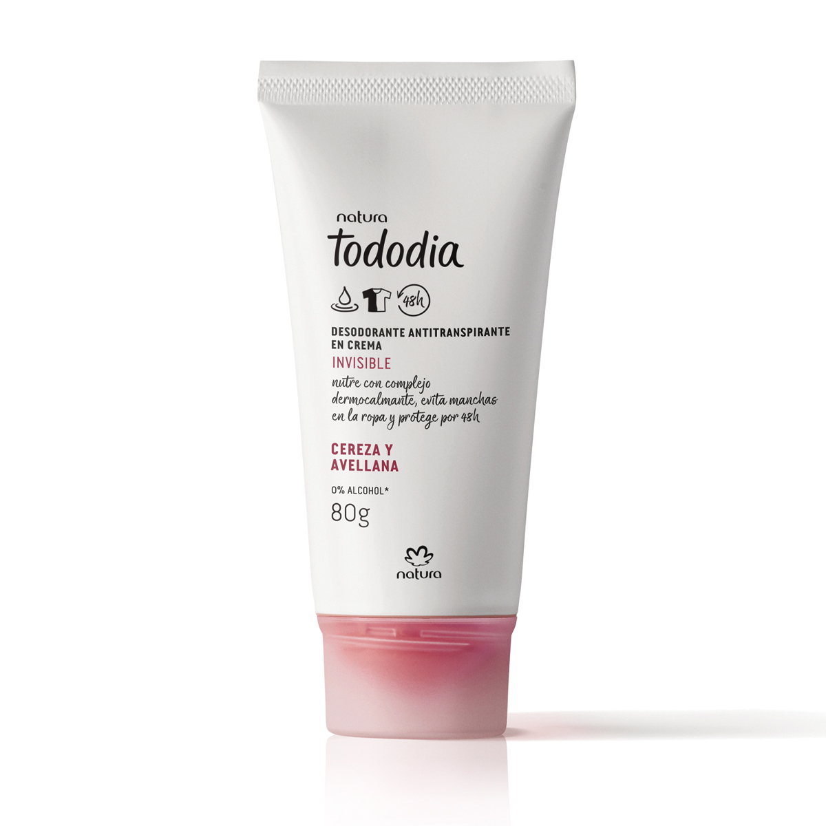 Desodorante Antitranspirante en Crema Tododia Cereza y Avellana