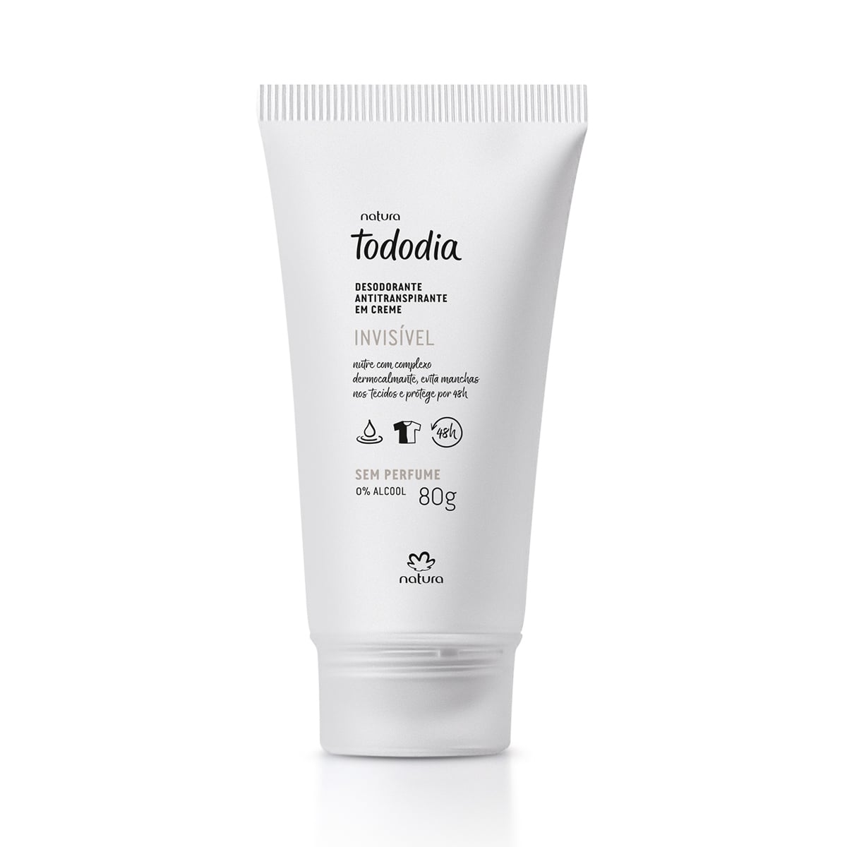 Desodorante antitranspirante en crema sin perfume 80 g Tododia