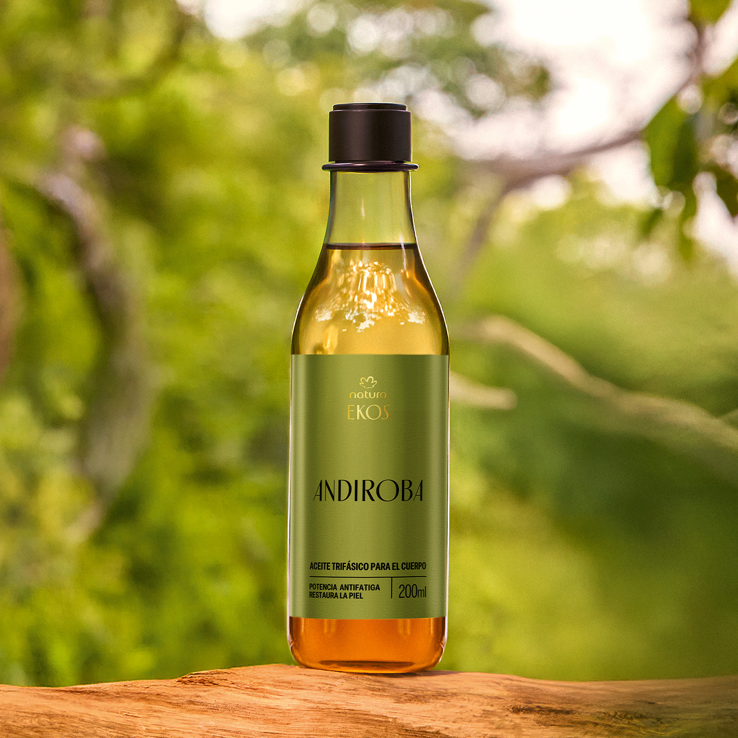 Aceite Trifásico Desodorante Corporal Ekos Andiroba