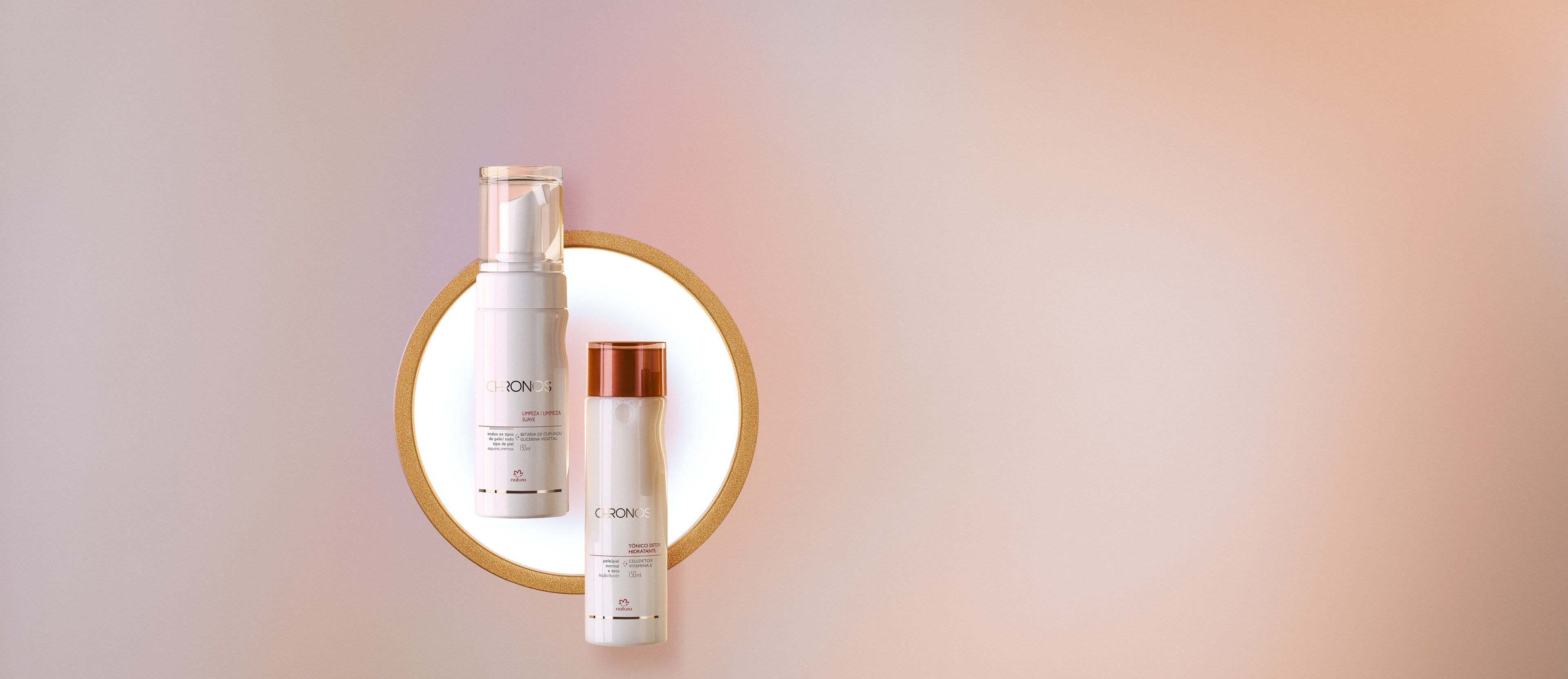 Kit Tónico Detox Hidratante y Espuma de Limpieza Chronos (2 productos)