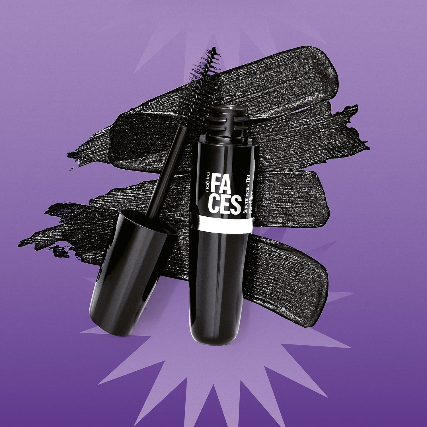Súper máscara tint para pestañas  lavable