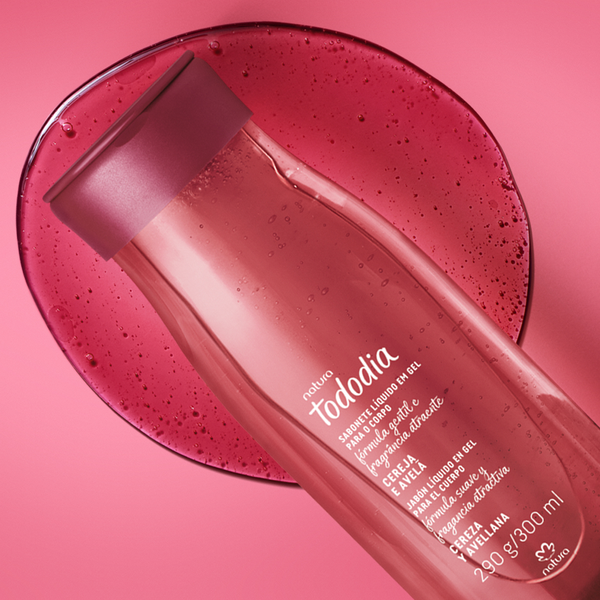 Jabón Líquido en Gel Tododia Cereza y Avellana