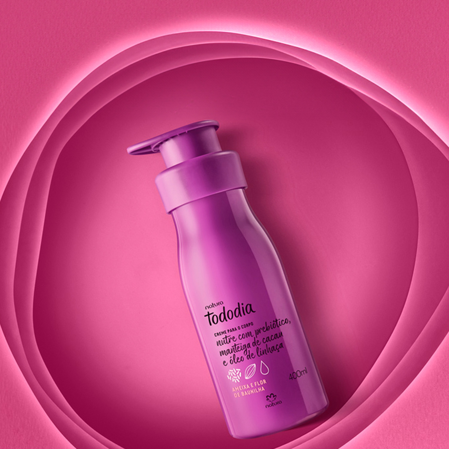Crema nutritiva para cuerpo Tododia ciruela y flor de vainilla
