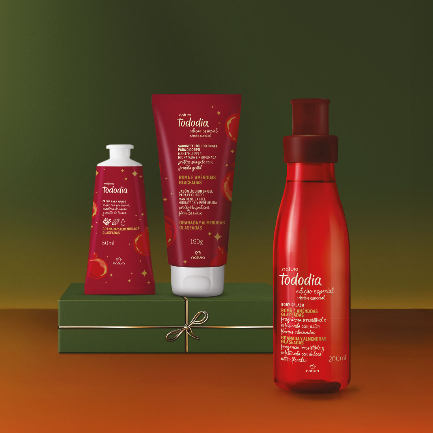 Regalo Tododia Granada y Almendras Glaseadas