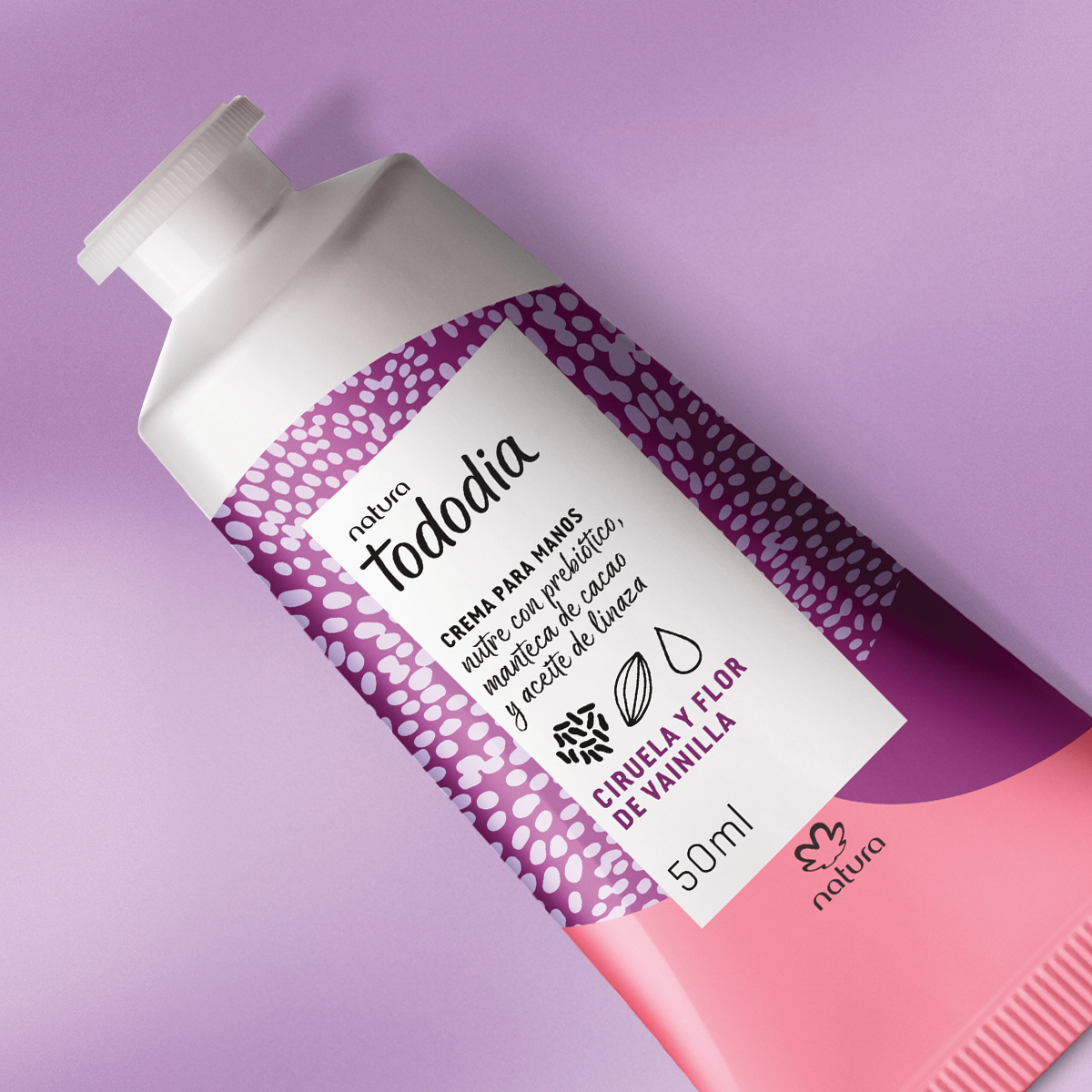 Crema Nutritiva para Manos Ciruela y Flor de Vainilla