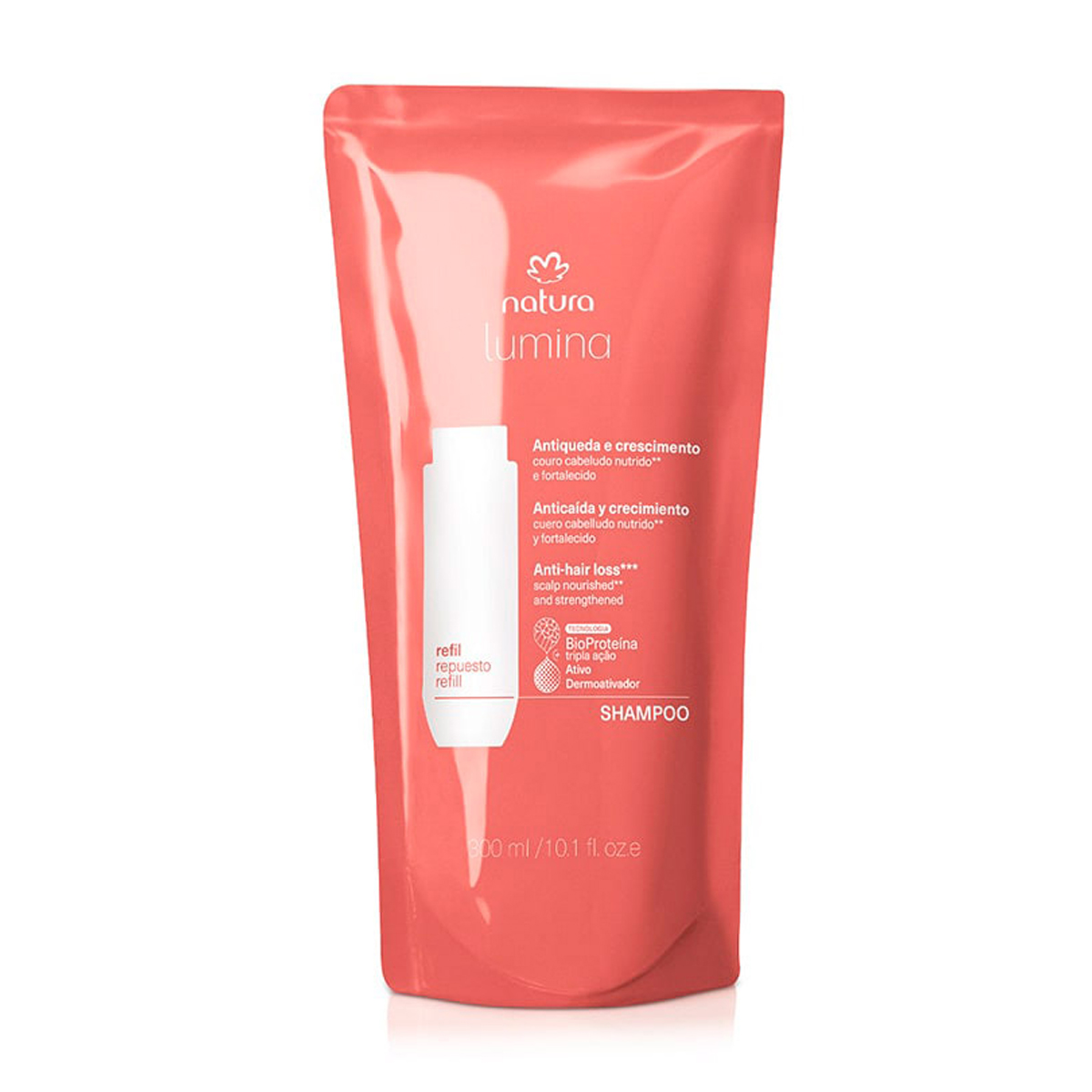 Repuesto Repuesto Shampoo estimulante anticaída y crecimiento 300ml Lumina