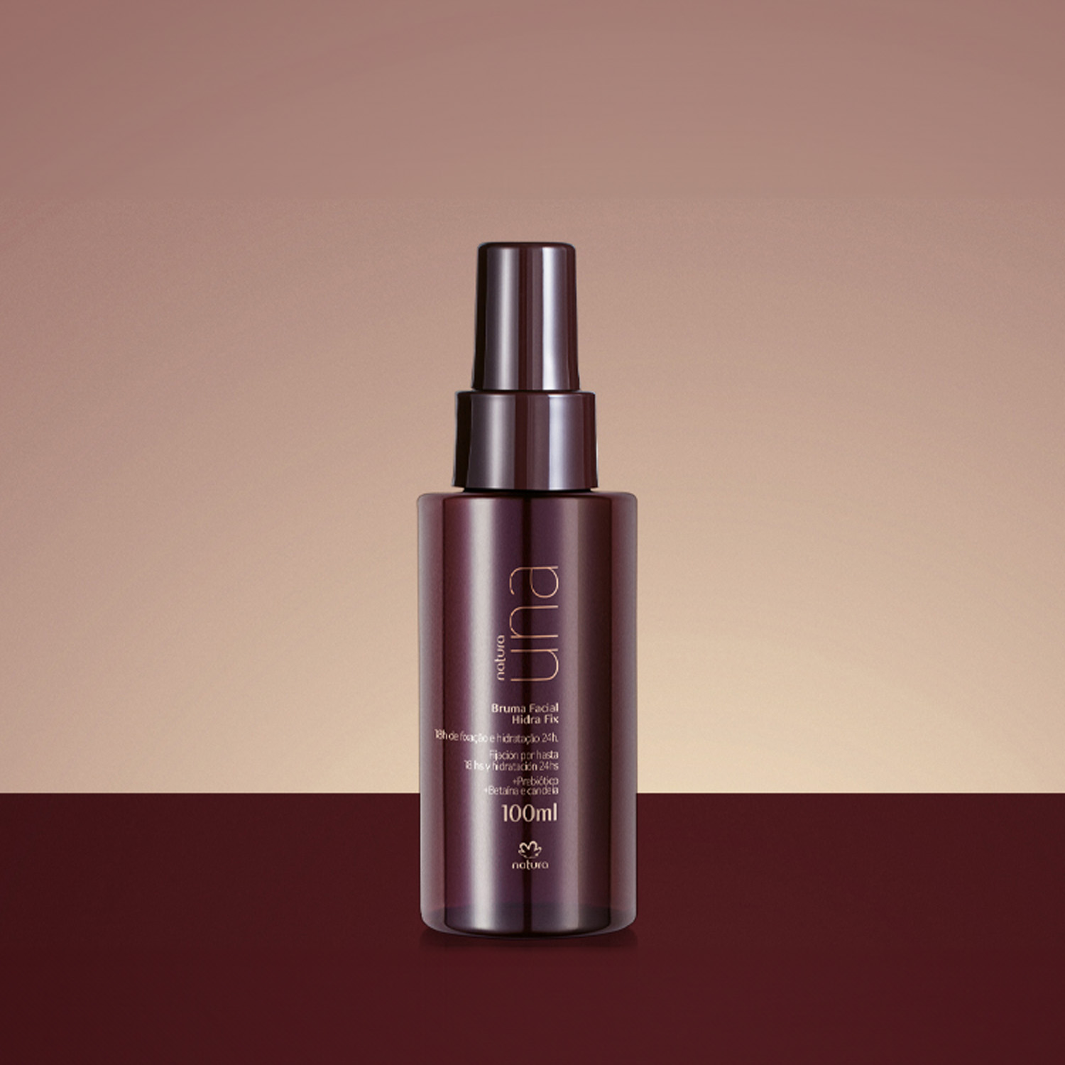 Bruma facial hidratante fijadora