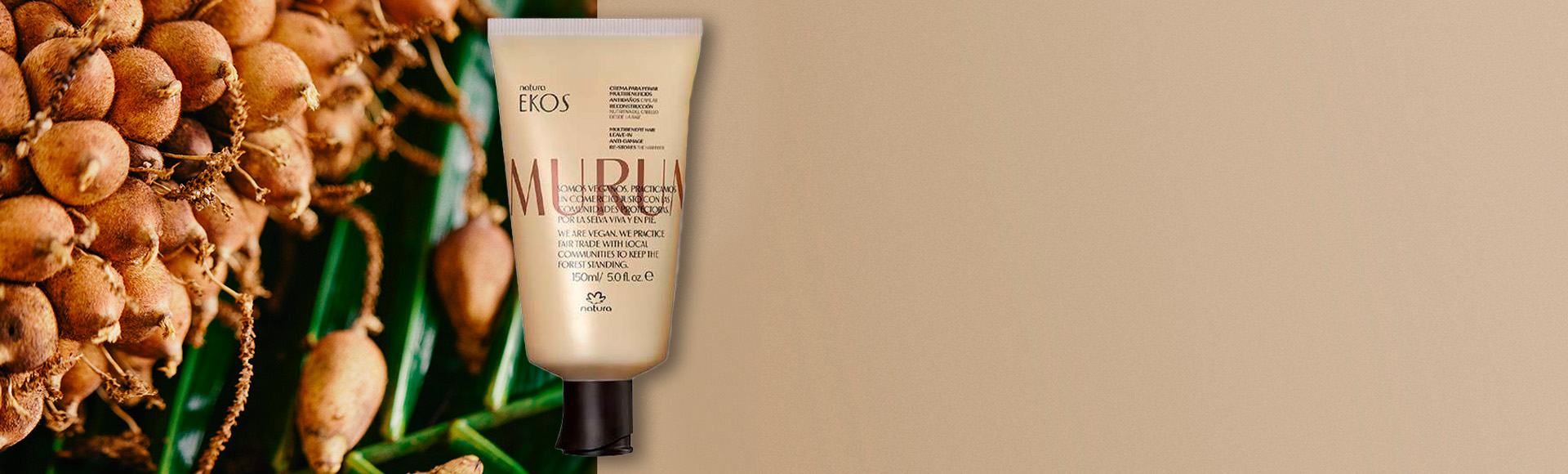 Crema para peinar murumuru