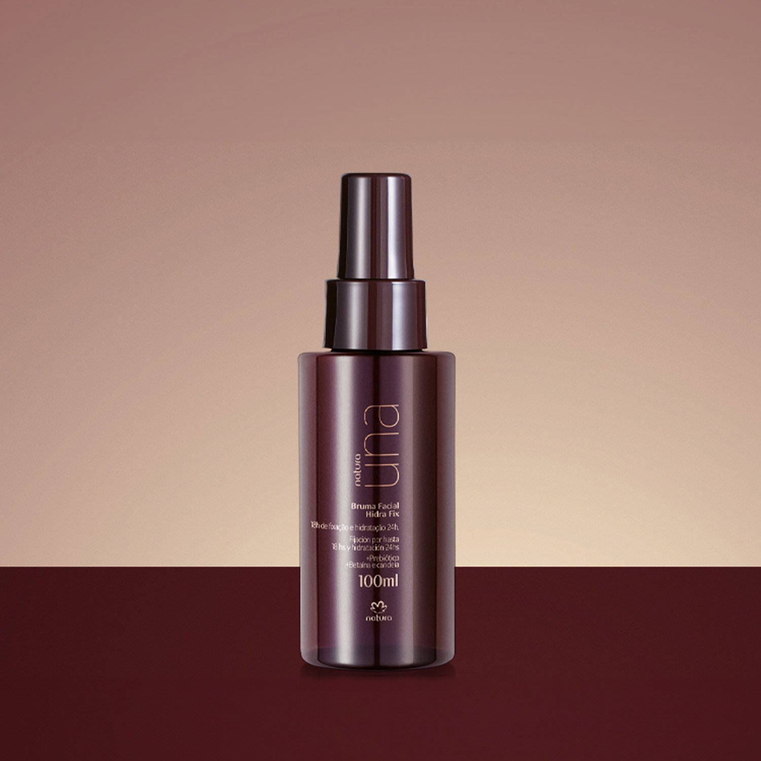 Bruma facial hidratante fijadora