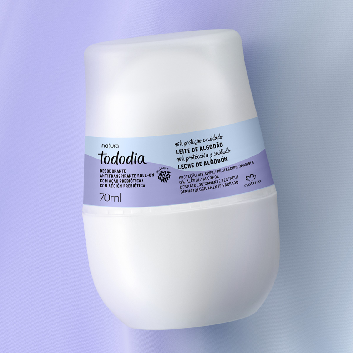 Desodorante roll on leche de algodón 70 ml Tododia | Natura