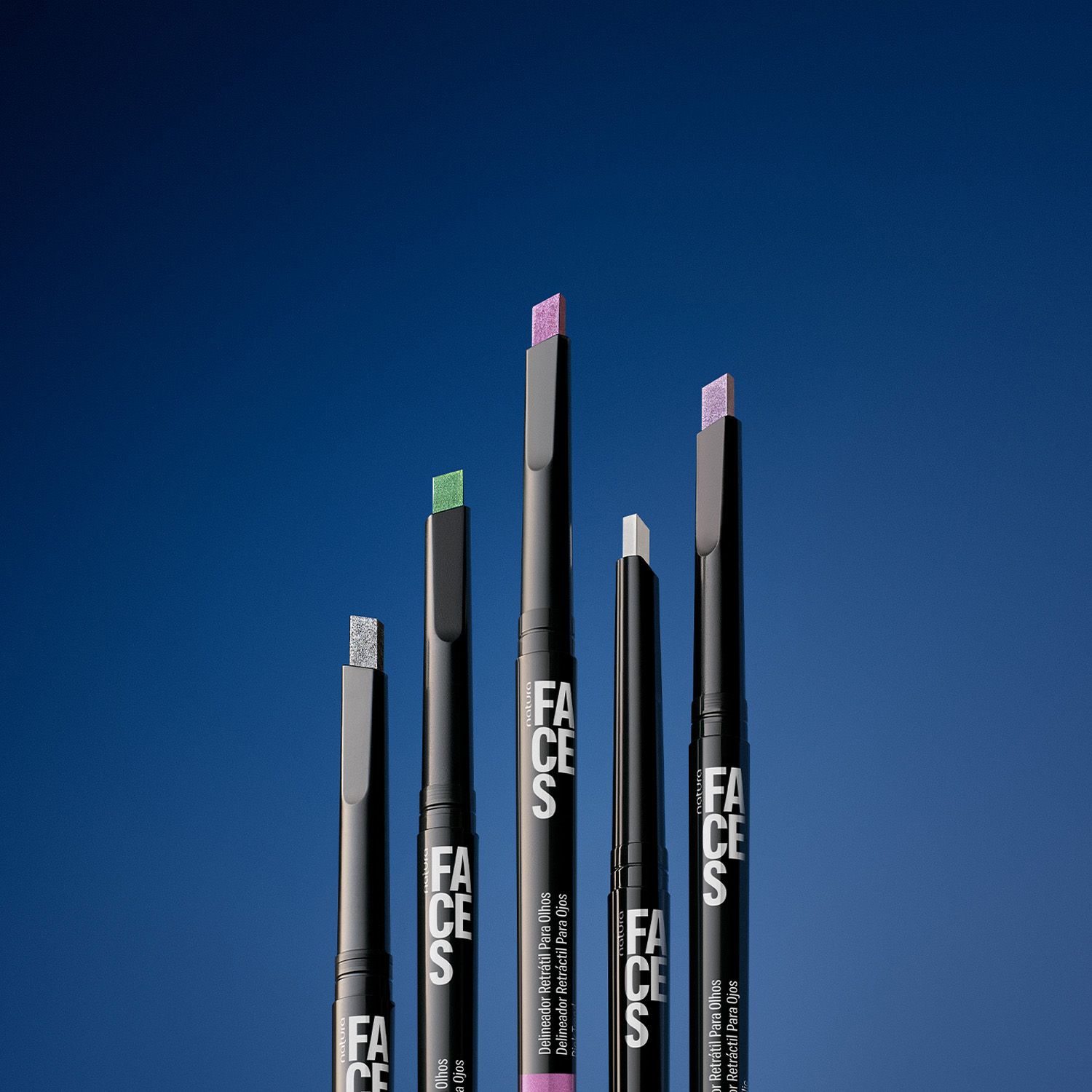 Delineador retráctil azul deep