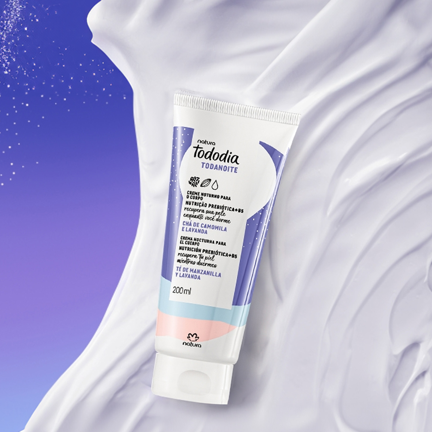 Crema corporal té de manzanilla y lavanda​ 200ml Tododia